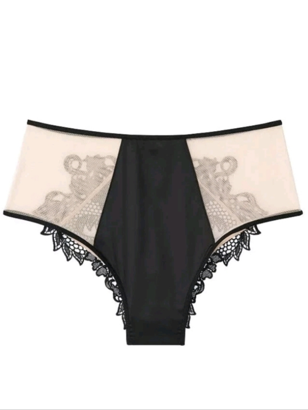 Victoria's Secret Black & Nude Bra, Panty & Thong Three Piece Set - Picture 5 of 15